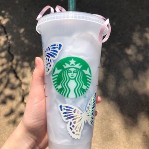 Butterfly🦋 Starbucks reusable venti cold cup